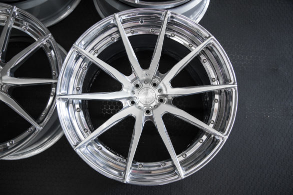 ADV10 M.V2 CS Series Wheels – Brushed Alum. w/ Polished Windows – Mercedes S-Class