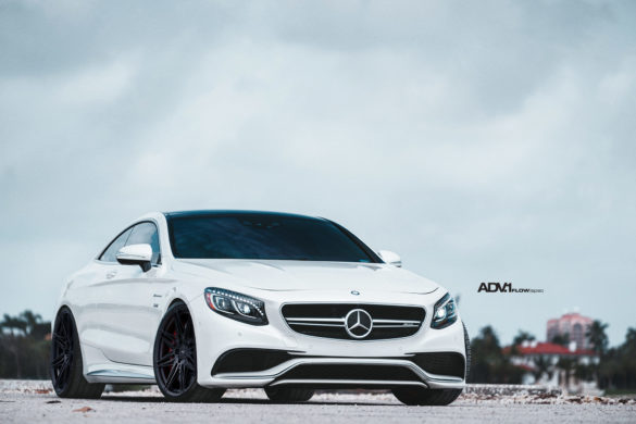 Rendering: Mercedes S-Class Coupe – ADV08 FLOWspec Wheels in Satin Black