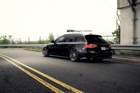 Black Audi A4 – ADV005 M.V2 SL Wheels