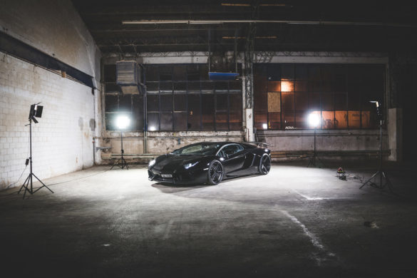 Blacked Out Lamborghini Aventador – ADV05 M.V2 SL Wheels
