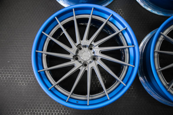 ADV15R Track Spec SL – Matte Gunmetal Polished Matte Blue – BMW i8