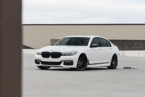 Rendering: BMW 7 Series – ADV08 FLOWspec Wheels in Satin Black