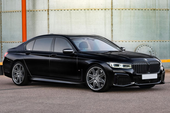 RENDERING: BMW 7 Series – ADV08 FLOWspec Wheels – Platinum Black