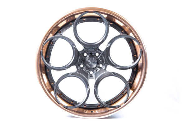 ADV05C Track Spec Advanced Series Wheels –  Polished Matte Liquid Smoke / Polished Gloss Man Bronze