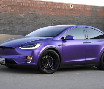 Matte Purple Tesla Model X – ADV05 M.V2 Advanced Series Wheels