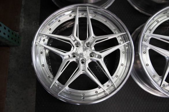 ADV510 Track Spec Advanced Wheels – Brushed w/ Gloss Clear – Polished w/ Gloss Clear –  Mercedes S-Class Sedan
