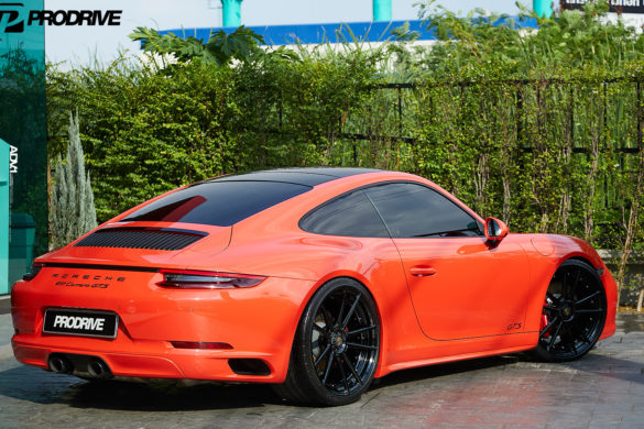 Orange Porsche 911 Carrera GTS – ADV5.2 M.V2 SL Series Concave Wheels