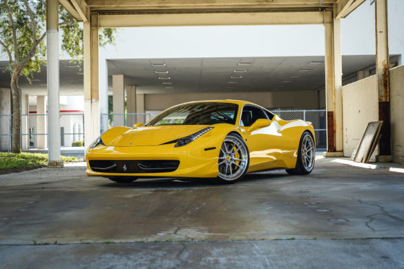 Yellow Ferrari 458 Italia – ADV5.2 Track Spec CS Series Wheels