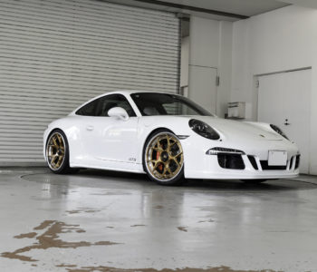 White 991 Porsche Carrera 4 GTS – ADV05D Track Spec Advanced Wheels